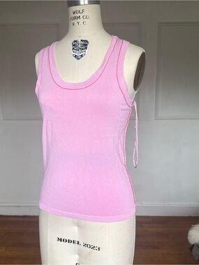 Zara Pink Scoop Neck Tank Top